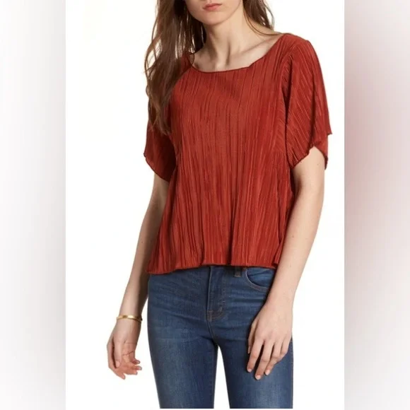 Madewell Micropleat Top - Picture 1 of 7